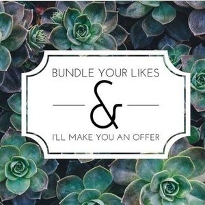 Love the items and not the price? Make an offer!! I am open:)